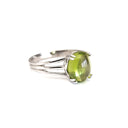  Stunning Oval Cabochon Peridot Ring