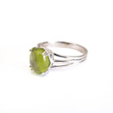  Stunning Oval Cabochon Peridot Ring