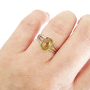  Stunning Oval Cabochon Peridot Ring
