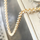 Stunning Statement Rolo Belcher Yellow Gold Chain