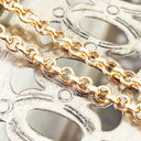 Stunning Statement Rolo Belcher Yellow Gold Chain
