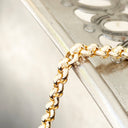 Stunning Statement Rolo Belcher Yellow Gold Chain