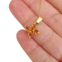 Sunburst Citrine Pendant