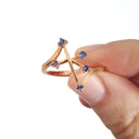 Tanzanite Southern Cross Rose Gold Ring