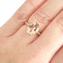 The Ultimate Glam Morganite and Diamond Ring