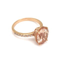 The Ultimate Glam Morganite and Diamond Ring