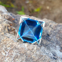 Topaz and White Gold Statement Ring