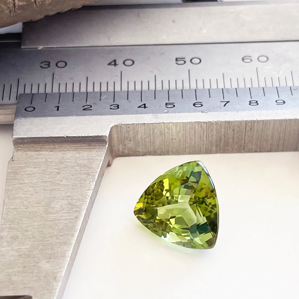 Tourmaline - Green Trilliant Cut - 5.92ct