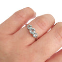 Trilogy Aquamarine Ring