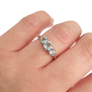 Trilogy Aquamarine Ring