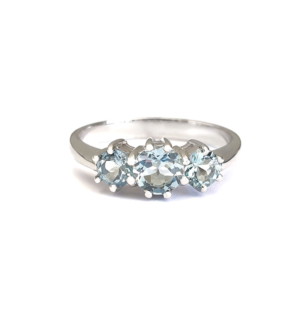 Trilogy Aquamarine Ring