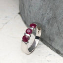 Trilogy Chanel Set Ruby RingTrilogy Bar Set Ruby Ring