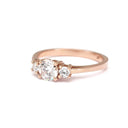 Trilogy Rose Gold Diamond Ring