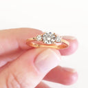 Trilogy Rose Gold Diamond Ring