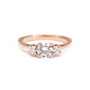 Trilogy Rose Gold Diamond Ring