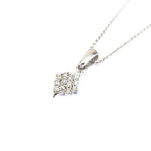 Twelve Diamond Cluster Pendant