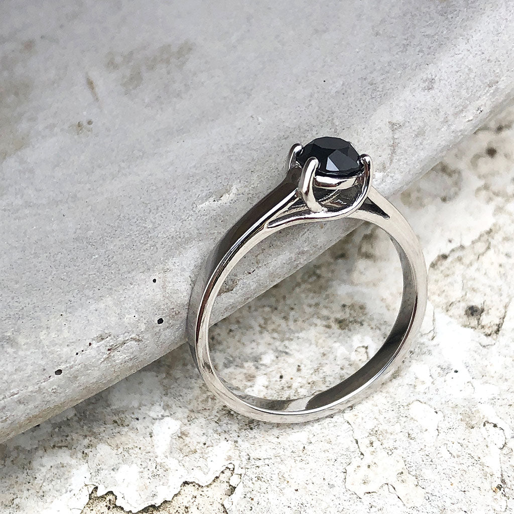 Why We Love Black Diamonds, Black Diamond Ring Stacks | La More Design