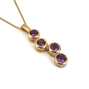 Waterfall Amethyst Droplet Pendant