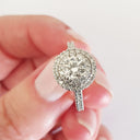 Diamond Cluster Ring