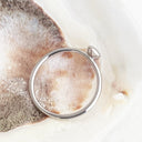 White Gold Bezel Set Diamond Stacking Ring