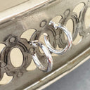 White Gold Twisted 10mm Hoop Earrings