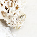 Yellow Gold Bezel Set Diamond Stacking Ring