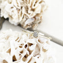 Yellow Gold Bezel Set Diamond Stacking Ring