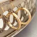 Yellow Gold Tube 20mm Hoops