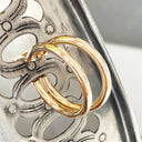 Yellow Gold Tube 24mm Hoops