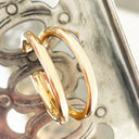 Yellow Gold Tube 24mm Hoops