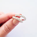 White Gold 17 Diamond 3/4 Eternity Ring